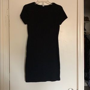 Black t-shirt dress